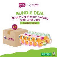 Nibou (NBI) Soya Fruits with Layer Jelly Assorted 3 (110gm x 6's x 16)
